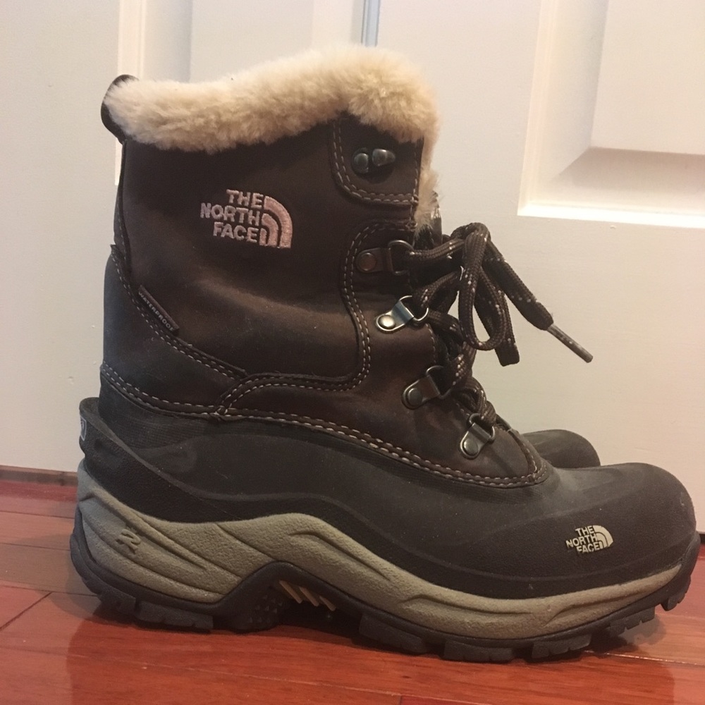 The North Face winter boots.